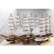 EkoAlışverişDünyam Ahşap Yelken Gemi Model 3