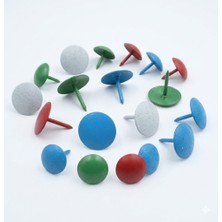 5 Adet Mix Gold & Silver Raptiye 5X20'LI Paket - Metalik Karışık Renkli Pano Çivisi