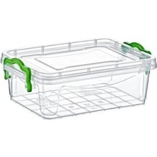 EkoAlışverişDünyam Şeffaf Saklama Kutusu 1.2 Litre