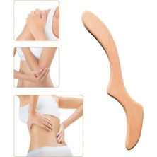 Macgon Ahşap Terapi Masaj Aleti Yumuşak Doku El Yapımı Doğal Lenfatik Masaj Cihazı