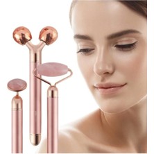 Macgon Titreşimli 3 Başlıklı Yüz Masaj Aleti