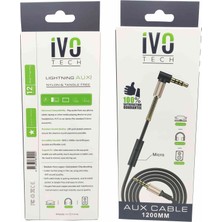 Hsc Bilişim 1.2 Metre L Tip Aux Ses Kablosu Ivotech