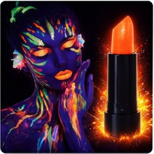 EkoAlışverişDünyam Uv Neon Turuncu Ruj – Karanlıkta Parlayan Makyaj Boyası