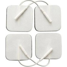 Macgon Kablolu / Soketli Elektrot 5*5 cm Ems Tens Cihazı Pin Girişli Elektrod , 1 Paket = 4 Adet