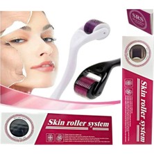 Macgon Dermaroller Masaj Aleti 540 Iğneli Mavi Su Serum Tarağı Saç, Yüz, Vücut  0.50MM