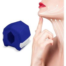 Macgon Kullanımı Kolay Çene Çizgisi Güçlendirici Jawline Egzersiz Topu (Mavi) ()