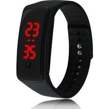 EkoAlışverişDünyam Siyah Ekranlı LED Kol Saati (Siyah)