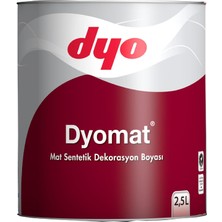 Tuba Toptaş Dyomat Mat Dekorasyon Boyası 0,75 Litre Beyaz