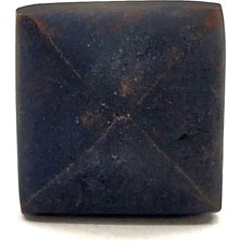 Azrlya Antika Tarz Dekoratif Pirinç Piramit Kabara - 21 Mm, Oksit