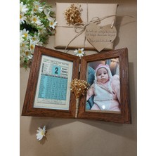 Takvimistan Ikili Açılır Çerçevede Orjinal Takvim Yaprağı Hediye Paketli