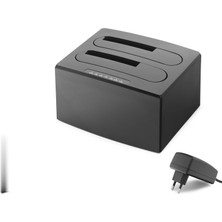 Azrlya USB 3.0 Hdd/ssd Disk Docking Station Sata 2.5 /3.5 - Siyah HDX1791