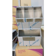 Pnr Hijyen Bone, Maske, Galoş Aparatı Metal Hazneli Paslanmaz 304 Kalite