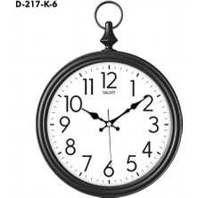 Azrlya Galaxy Dekoratif Köstekli Duvar Saati D-217-K-6