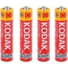 Azrlya Kodak Kaahz-S4 Super Heavy Duty Çinko Karbon Aaa Ince Kalem Pil / Pakette 60 Adet