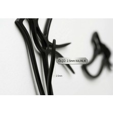 Lubiko Studio Kırlangıç Kuş Figürlü 5'li Duvar Dekoru Seti - Siyah Pla Sert Plastik Modern Tablo