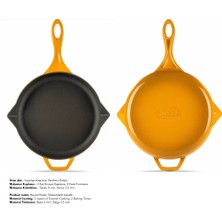 Hoşseven Döküm Kızartma Tava, 24 Cm, Hosse Hsy Ktv 24