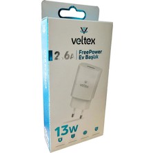 Hsc Bilişim 13W 2.6A USB Şarj Başlığı Veltex VTX-002
