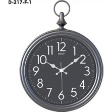 Azrlya Galaxy Dekoratif Köstekli Duvar Saati D-217-F-1