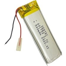Azrlya 601752 3.7V 500 Mah Li-Polymer Pil DEVRELI/1.5A