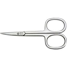 Azrlya Rose 010-450 M620 Bıyık Makası No: 4,5 Inç / 11,43 cm - Krom Kaplama