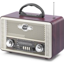 Azrlya Bluetooth Nostaljik Hoparlör Fm 23 x 12.2 x 16.4 cm NS8098BT