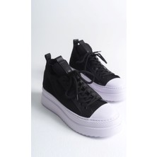 Tuba Toptaş CH2601 - Triko Erkek Ayakkabı Sıyah