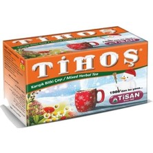 Azrlya Tihoş (Kış Çayı) Karışık Bitki Çayı 20 Süzen Poşet 12 Adet