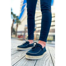 Tuba Toptaş CH311 - Espadril Erkek Ayakkabı Sıyah