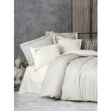 Virtustore Çift Kişilik Elit Saten Nev Takımı Teresa Bej