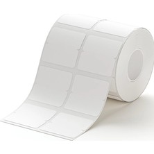 Tuba Toptaş Nıımbot T30 Etiket 30MM x 15MM (Tek Kolonda 2li) 3600 Adet Beyaz (K3,K3W)