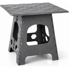 Omnipazar SO-PS02 Portatif Plastik Katlanır Sehpa No:2 Büyük Boy Antrasit