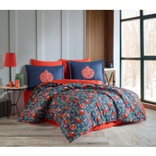 Virtustore Çift Kişilik Poplin Nev Plenty Kırmızı