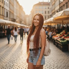 Virtustore Afrika Örgüsü ve Rasta Için Sen / Kızıl Bakır