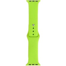 Zore Apple Watch 38MM Uyumlu Band Serisi Klasik Kordon Silikon Strap Kayış