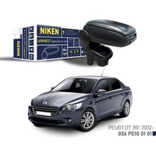 Niken Matrixzn Araca Özel Kol Dayama Siyah Peugeot 301 12