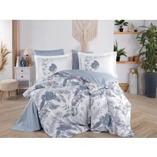 Virtustore Çift Kişilik Poplin Nev Denim