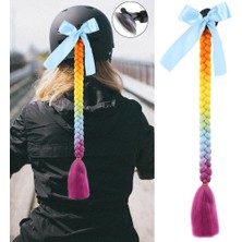 Virtustore Motosiklet Kaskı Örgülü At Kuyruğu / ACM22