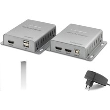 Nemere HDMI Kvm Extender 4K 60 M - Gümüş HDX1355