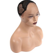Virtustore Front Lace Tül Peruk Dikim Filesi / Siyah