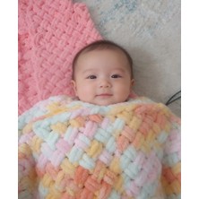 El Yapımı Alize Puffy Bebek Battaniyesi  El Örgüsü