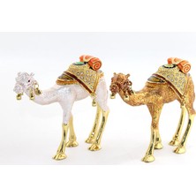 Ttt Swarovski Taşlı Tekli Deve Figürü Model 3