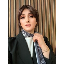 Aura Peruk Açık  Kahve Tonunda Perçemli Mia Modelimiz