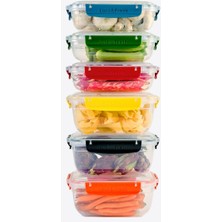 Dünya Saklama Kabı, Şeffaf, Master Dikdörtgen, 5000 ml