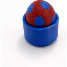 Generic 3D Baskı Fidget Clicker Stres Oyuncağı – Futbol Basketbol Çiçek Model Anti Stres Oyuncak