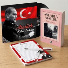 Halk Kitabevi Atatürk’ten Kalan Şarkılar Plak - Anılarla Atatürk - Bloknot ve Kalem