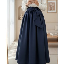 Modamorfo Piliseli Kemerli Paraşüt Etek     -Laci