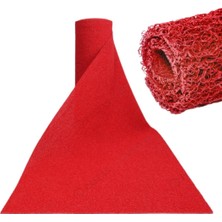 Psp Kıvırcık Paspas, Kırmızı, 100 Cm, 14 Mm, 1 Metre uzunluk