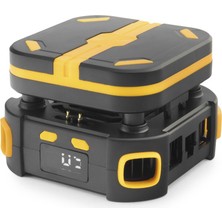 Pileli Store Telefon Soğutucu Fan Bataryalı Isı Göstergeli - Siyah HDX4386