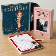 Halk Kitabevi Müzeyyen Senar Ikinci Dubleden Sonra Plak - Anılarla Atatürk - Bloknot ve Kalem