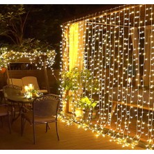 Ttt 2x2 Metre Perde LED Sarı Işık